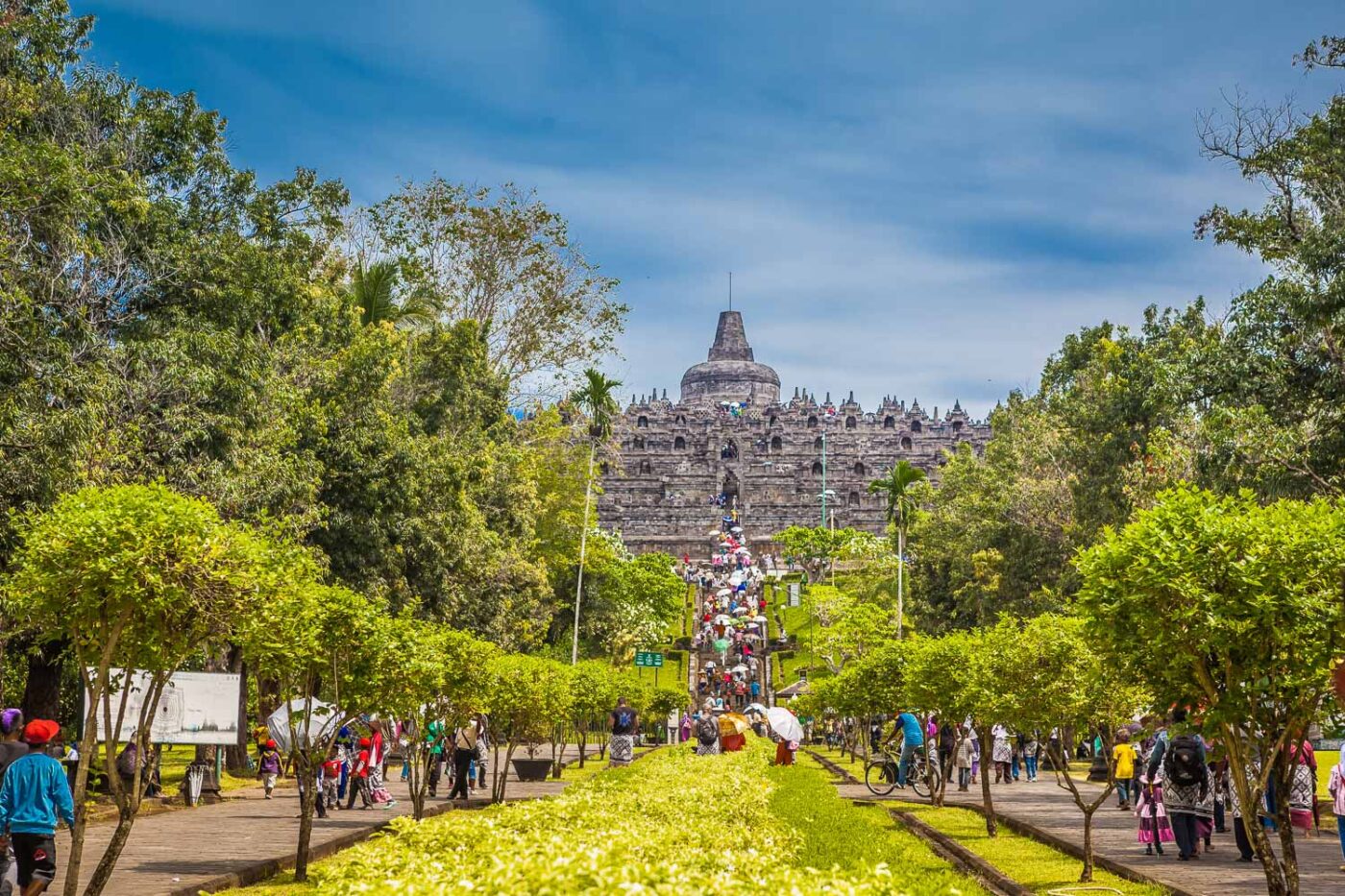 Mahayana Buddhist temple Borobudur