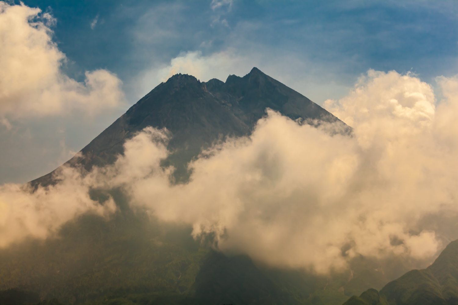 Mount Merapi the mythical volcano
