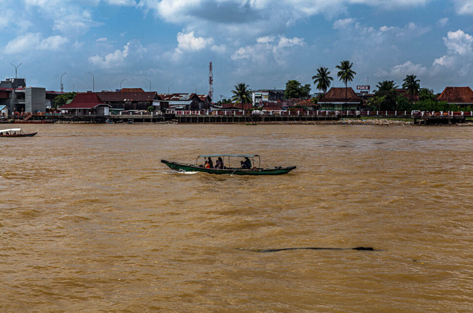 Palembang and River Musi in South Sumatra